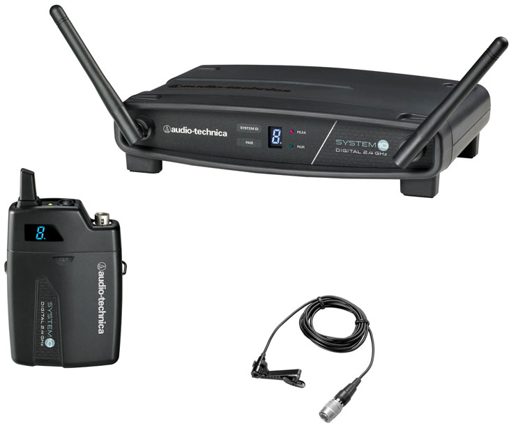 Audio Technica System 10 ATW 1101/L Digital Lavalier Wireless System